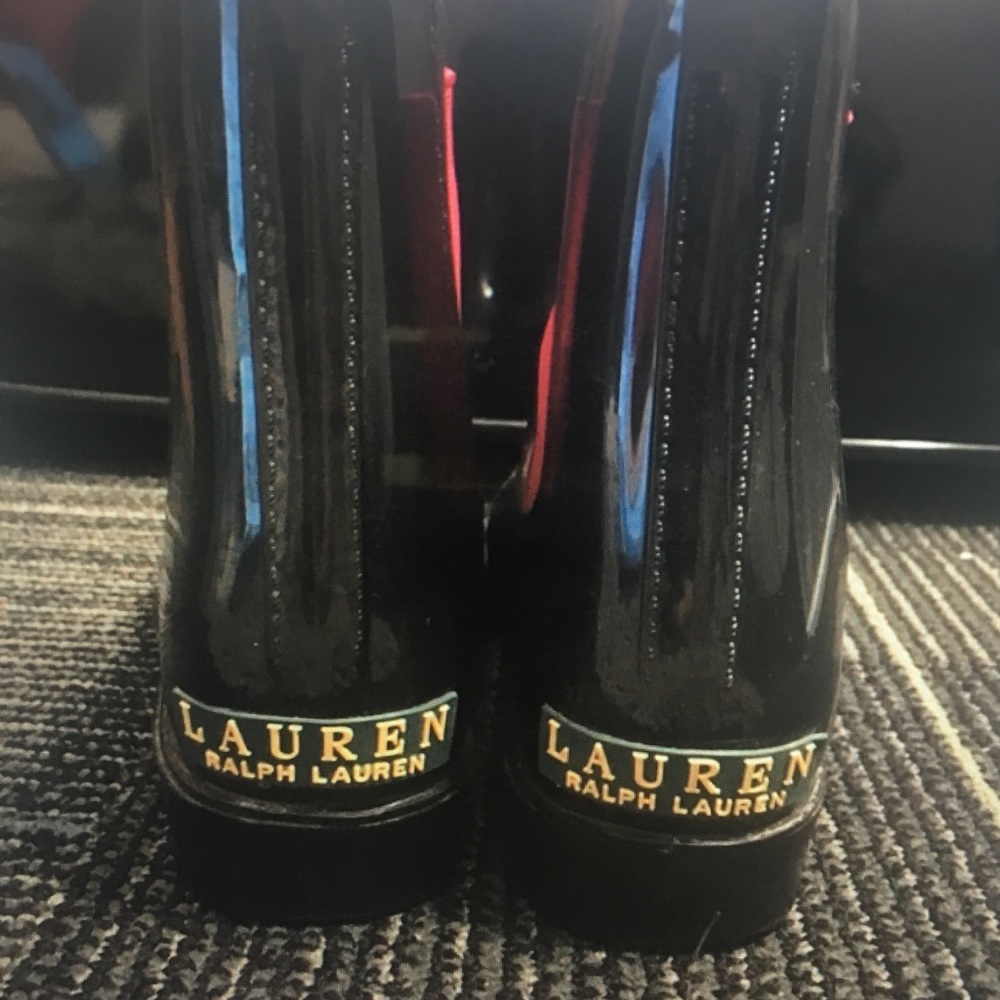 Worn twice Ralph Lauren rain boots!